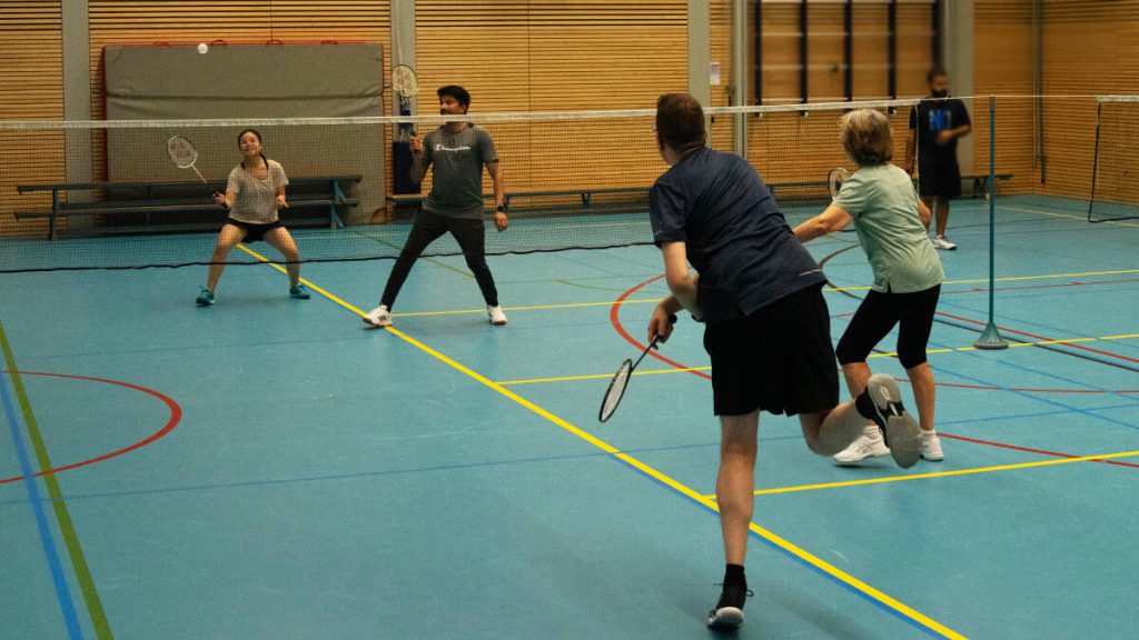 Badmintonnen bij de RSVV